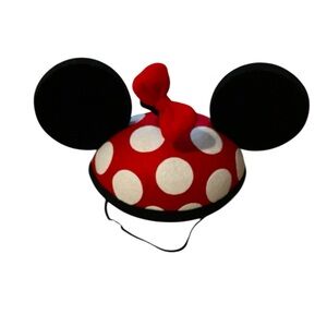 Disney Parks Minnie Mouse‎ Ears Hat with Bow - One Size (OS) - Vintage